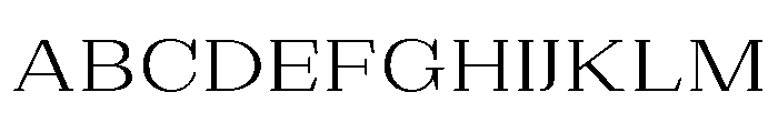 Extinguish Light Expanded Font UPPERCASE