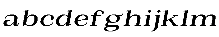 Extinguish Med Exp Slant FONT
