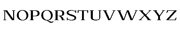 Extinguish Medium Expanded Font UPPERCASE