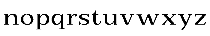 Extinguish Medium Semi Expanded Font LOWERCASE