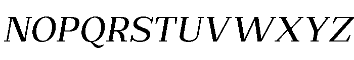 Extinguish Medium Slanted Font UPPERCASE