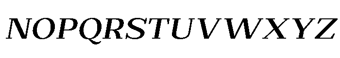 Extinguish SemBd SemExp Slant Font UPPERCASE