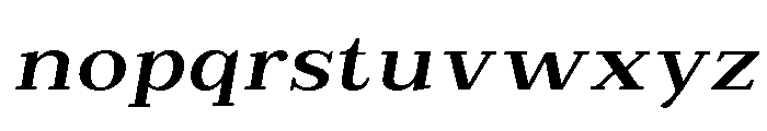 Extinguish SemBd SemExp Slant Font LOWERCASE