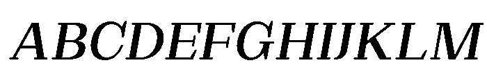 Extinguish Semi Bold Slanted Font UPPERCASE