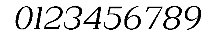Extinguish Slanted Font OTHER CHARS