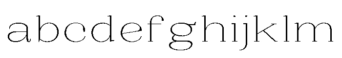 Extinguish Thin Expanded FONT