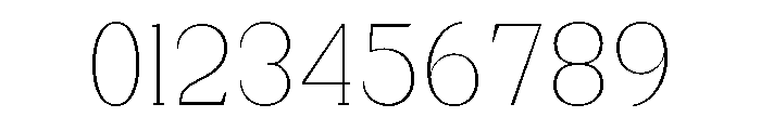 Extinguish Thin Semi Condensed Font OTHER CHARS