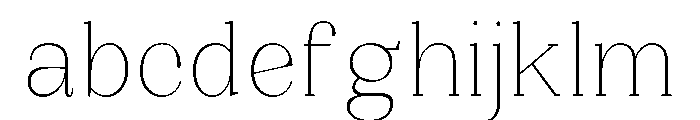 Extinguish Thin Semi Condensed FONT