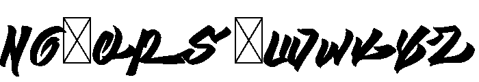 Extra Large Stylistic Swash Font UPPERCASE