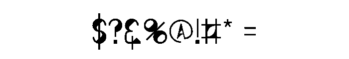 ExtraShot Font OTHER CHARS
