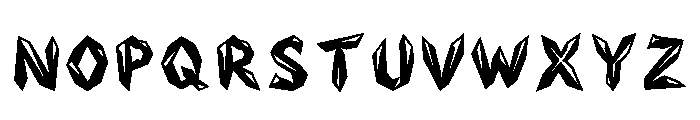 Exult Regular Font LOWERCASE