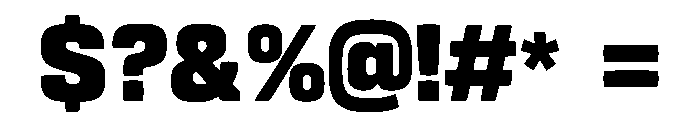 Exvanta Font OTHER CHARS