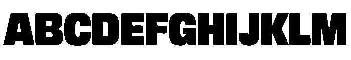 Exvanta Font UPPERCASE