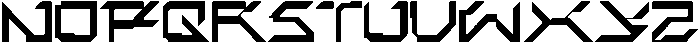 EXCYR Regular otf (400) Font LOWERCASE