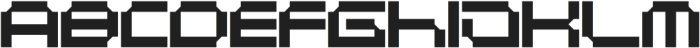 EXONYX Regular otf (400) Font UPPERCASE