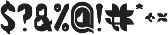 EXTRAVAGANZA Bold otf (700) Font OTHER CHARS