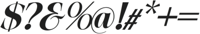 Exactly Extra Black Italic otf (900) Font OTHER CHARS