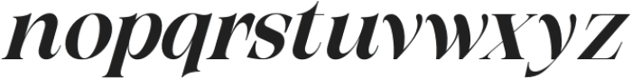 Exactly Heavy Italic otf (800) Font LOWERCASE