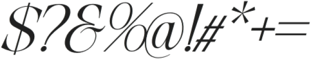 Exactly Italic otf (400) Font OTHER CHARS