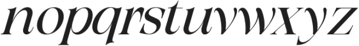 Exactly Medium Italic otf (500) Font LOWERCASE