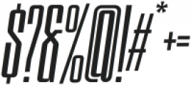 Examors-Oblique otf (400) Font OTHER CHARS