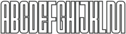 Exarch Outline otf (400) Font UPPERCASE