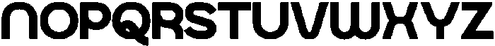Exatron Extra Bold otf (700) Font UPPERCASE