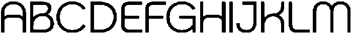 Exatron Light otf (300) Font UPPERCASE