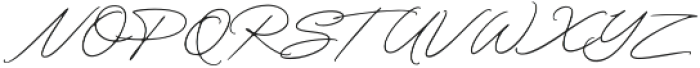 Excellent Signature Regular otf (400) Font UPPERCASE