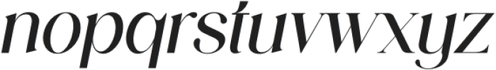 Excelsia Italic otf (400) Font LOWERCASE