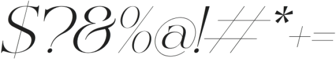Excrallik Italic otf (400) Font OTHER CHARS