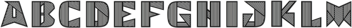 Executa Art Deco otf (400) Font UPPERCASE