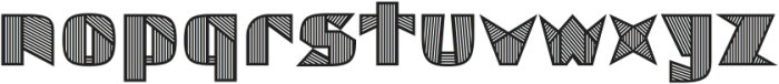 Executa Art Deco otf (400) Font LOWERCASE