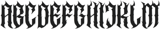 Exilium otf (400) Font UPPERCASE