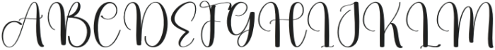 Exist Regular otf (400) Font UPPERCASE