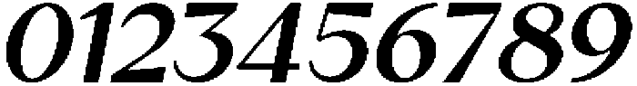Existo Bold Italic otf (700) Font OTHER CHARS