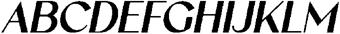 Existo Bold Italic otf (700) Font UPPERCASE
