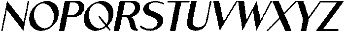 Existo Bold Italic otf (700) Font UPPERCASE