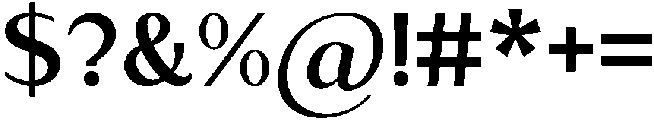 Existo Bold otf (700) Font OTHER CHARS