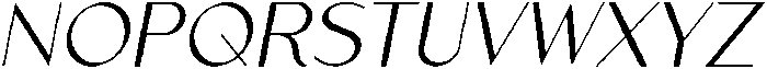 Existo Italic otf (400) Font UPPERCASE