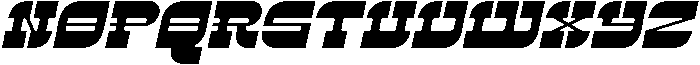 Exmora Italic otf (400) Font UPPERCASE