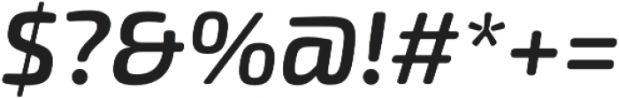 Exo Soft Semi Bold Italic otf (600) Font OTHER CHARS