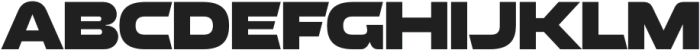 Exofant Black otf (900) Font UPPERCASE