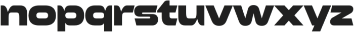 Exofant Black otf (900) Font LOWERCASE