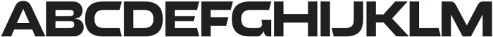 Exofant Bold otf (700) Font UPPERCASE