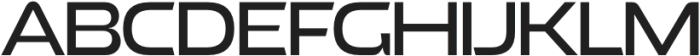 Exofant Regular otf (400) Font UPPERCASE