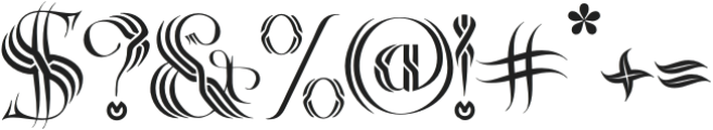 Expand Further Regular otf (400) Font OTHER CHARS