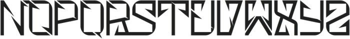 Exploring Vastness Regular otf (400) Font LOWERCASE