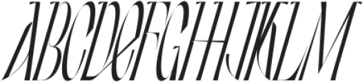 Expression Conveying Light Italic otf (300) Font UPPERCASE
