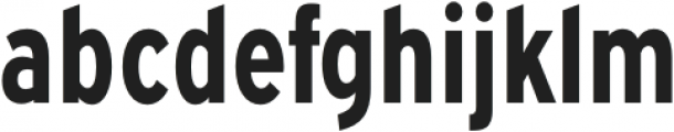 Expressway Condensed Bold otf (700) Font LOWERCASE
